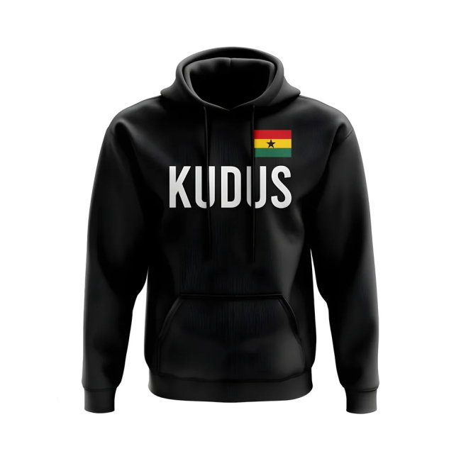 Mohamed Kudus Ghana Name Hoody (Black)