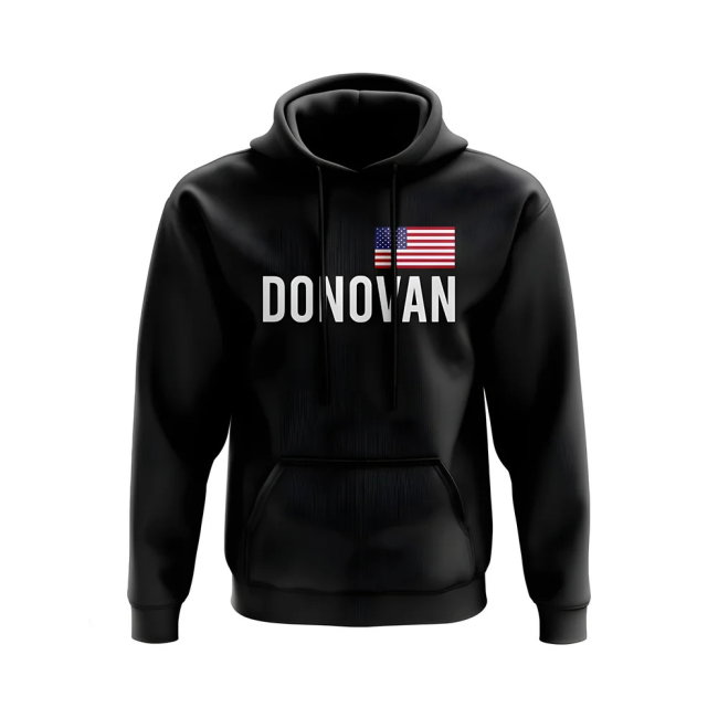 Landon Donovan USA Name Hoody (Black)