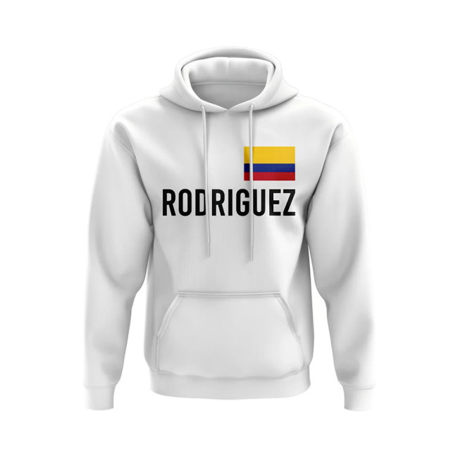 James Rodriguez Colombia Name Hoody (White)
