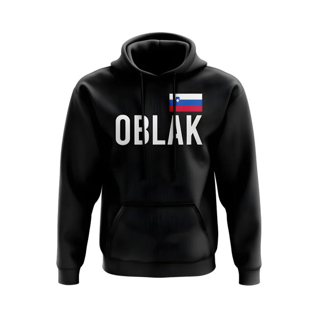 Jan Oblak Slovenia Name Hoody (Black)