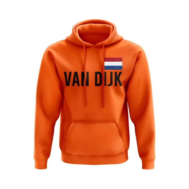 Van Dijk Holland Name Hoody (Orange)