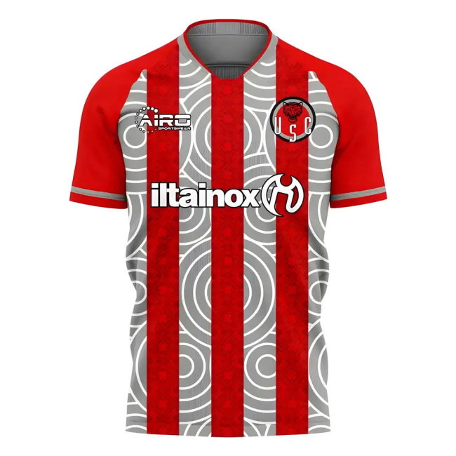 Cremonese 2025-2026 Home Concept Football Kit (Wolvate) Adult Short Sleeve