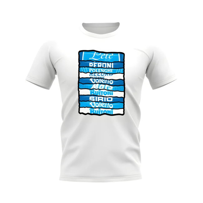 Napoli Shirt Sponsor History T-shirt (White)