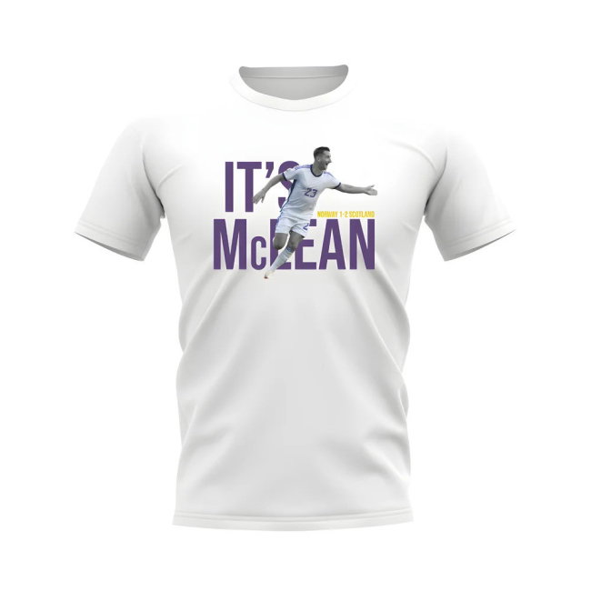 Kenny McLean Scotland T-Shirt (White)