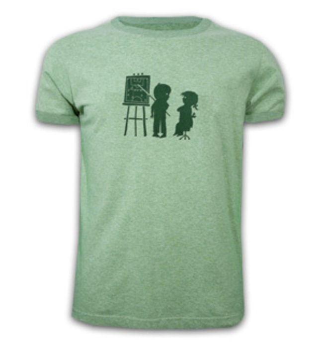 Mens Offside Melee Basic T - Green 85% cotton - 15% Acryl