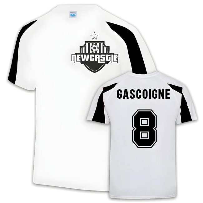 Newcastle Sports Training Jersey (Paul Gascoigne 8)