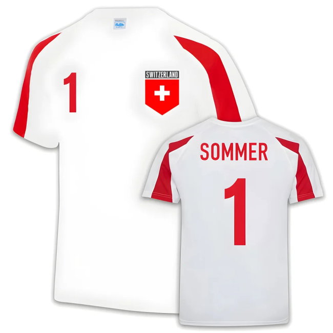 Switzerland Sports Training Jersey (Yann Sommer 1)