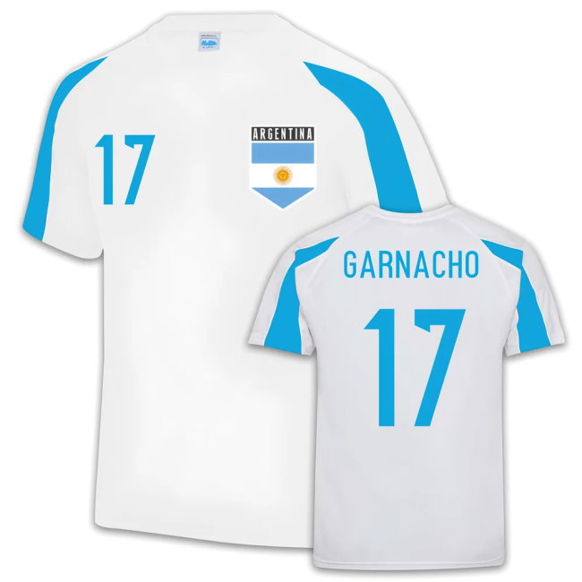 Argentina Sports training Jersey (Alejandro Garnacho 17)