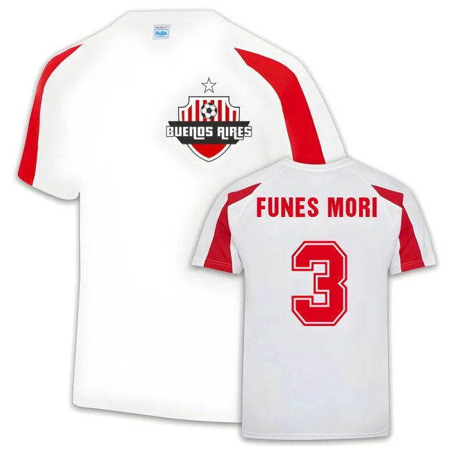 River Plate Sports Training Jersey (Ramiro Funes Mori 3)
