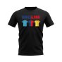 Barcelona 2008-2009 Retro Shirt T-shirt - Text (Black) (RONALDINHO 10)