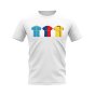 Barcelona 2008-2009 Retro Shirt T-shirt (White) (Pique 3)
