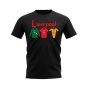 Liverpool 2000-2001 Retro Shirt T-shirt - Text (Black) (Your Name)