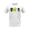 Dortmund 1996-1997 Retro Shirt T-shirt (White) (Your Name)