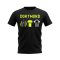 Dortmund 1996-1997 Retro Shirt T-shirt - Text (Black) (Hummels 15)