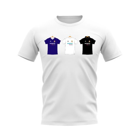 Real Madrid 2002-2003 Retro Shirt T-shirt (White) (MARCELO 12)