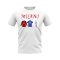 Milano 1995-1996 Retro Shirt T-shirt - Text (White) (R Baggio 18)