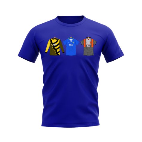 Chelsea 1995-1996 Retro Shirt T-shirts (Blue) (Gullit 4)