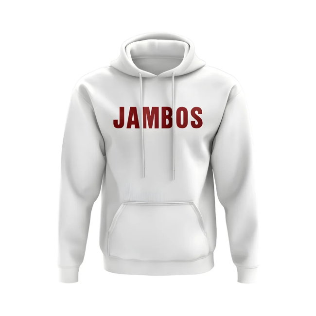 Hearts The Jambos Hoody (White)
