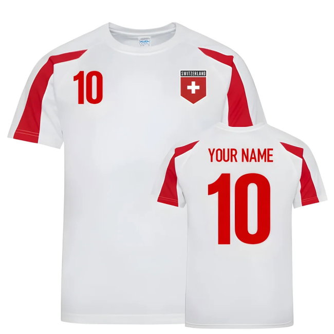 Switzerland Sports Training Jersey (Your Name)