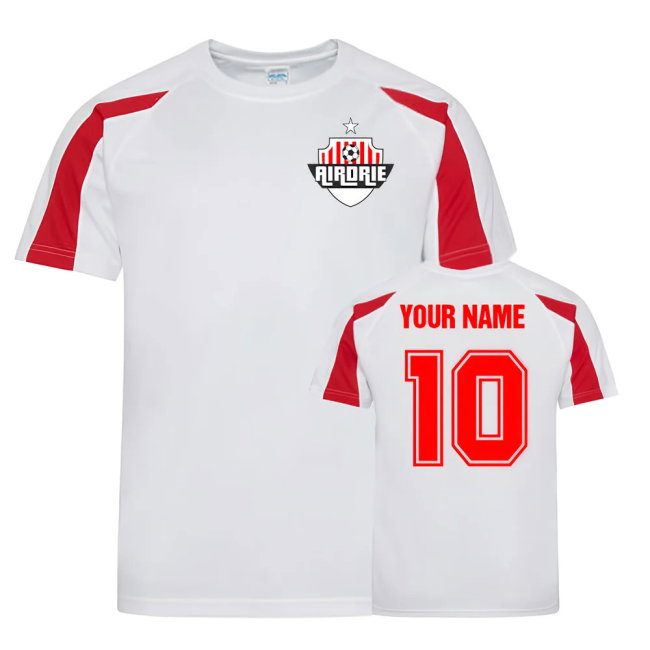 Your Name Airdrie Sports Training Jersey (White)