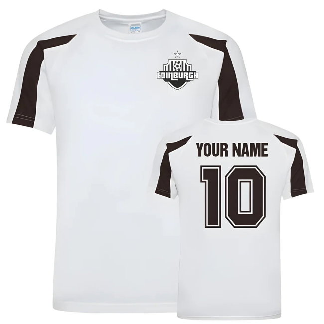 Your Name Edinburgh City Sports Training Jersey (White)
