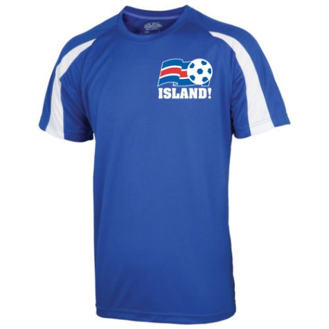 2016-17 Iceland Sports Training Jersey (Gudjohnsen 22) - Kids