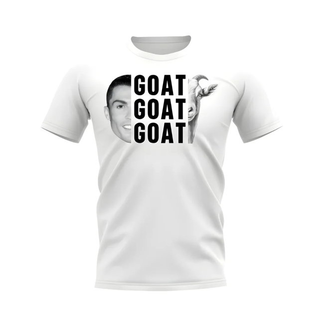 Cristiano Ronaldo Goat T-Shirt (White)