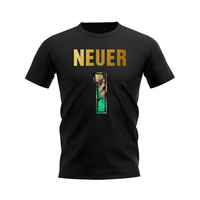 Manuel Neuer Name And Number Germany T-Shirt (Black)