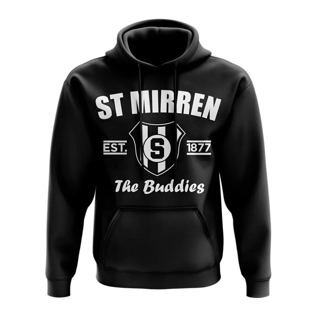 St Mirren Established Hoody (Black)