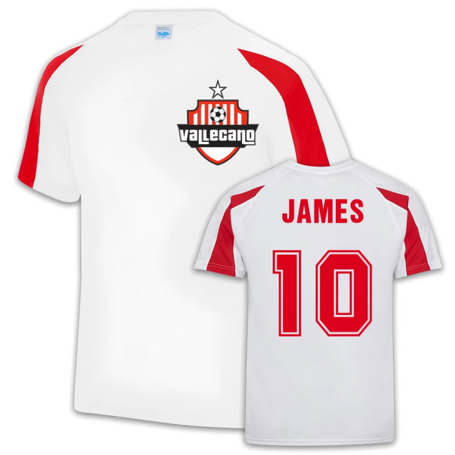 James Rodriguez Rayo Vallecano Sports Training Jersey