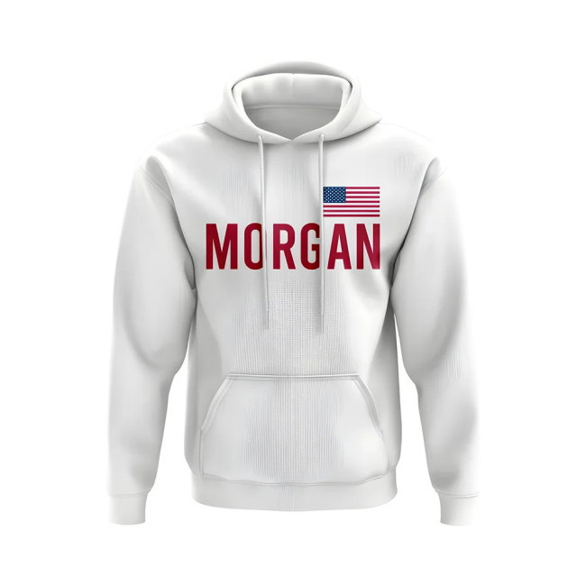 Alex Morgan USA Name Hoody (White)