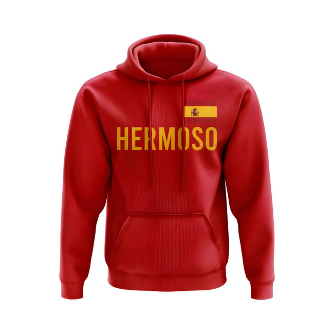 Jenni Hermoso Spain Name Hoody (Red)