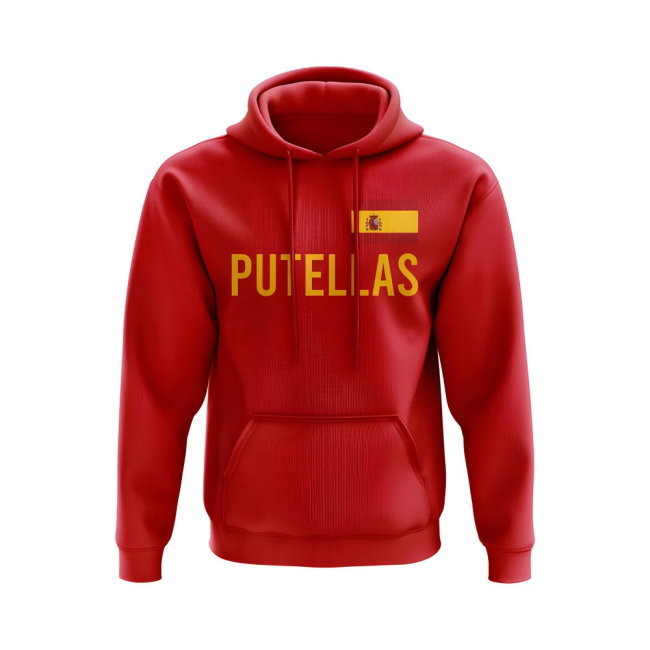 Alexia Putellas Spain Name Hoody (Red)
