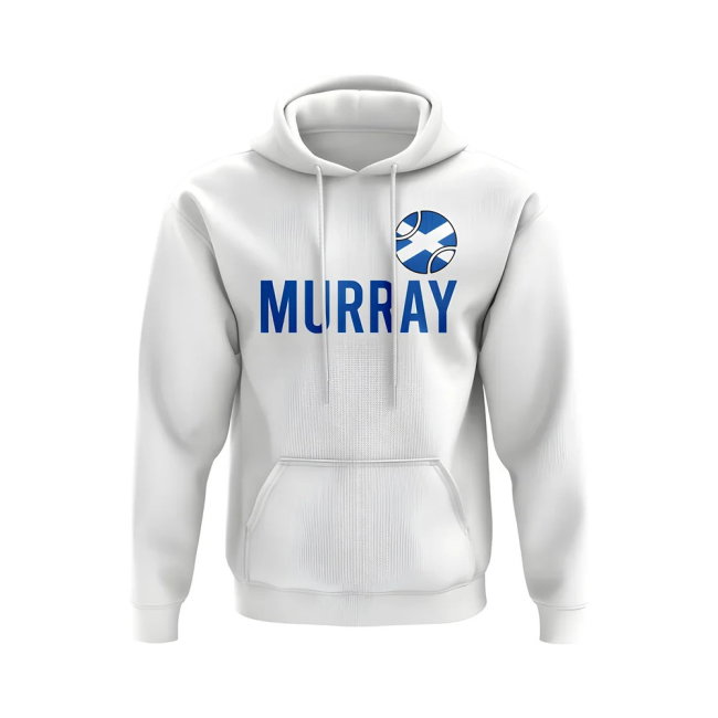 Andy Murray Scotland Name Hoody (White)