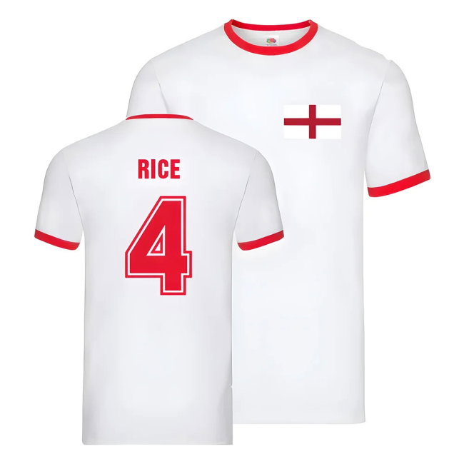 England Ringer T-Shirt (Declan Rice 4)