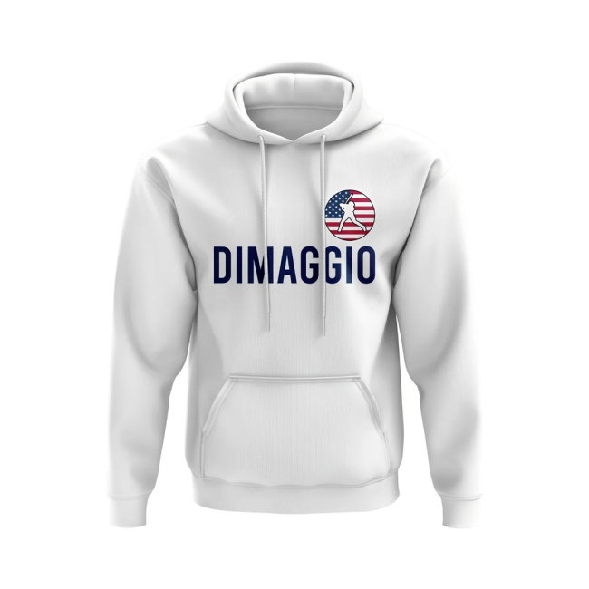 Joe DiMaggio USA Name Hoody (White)