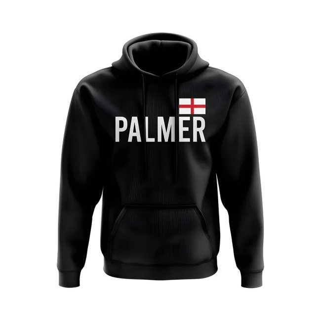Cole Palmer England Name Hoody (Black)