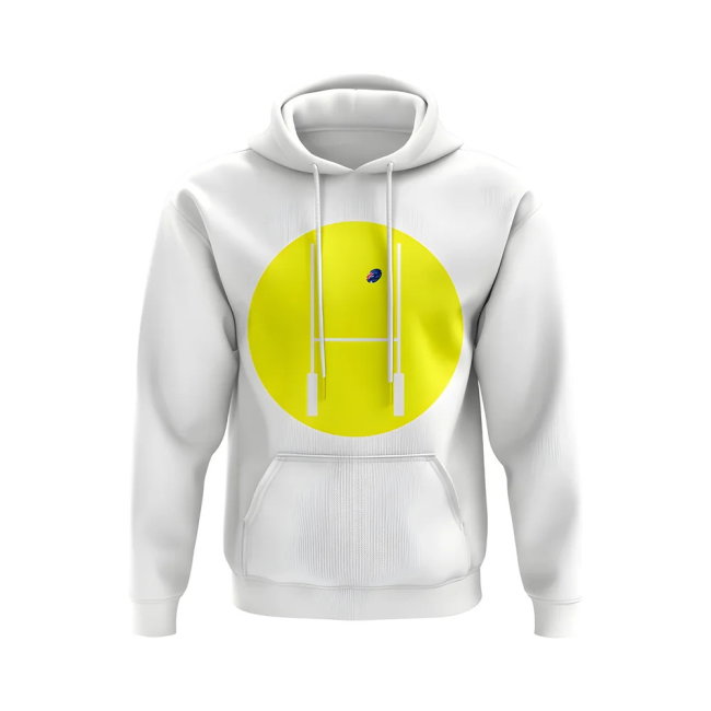 Australia Rugby Posts Circle Hoody (White)