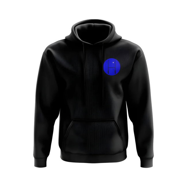 France Rugby Posts Logo Hoody (Black)