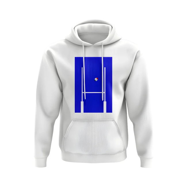 France Rugby Posts Hoody (White)
