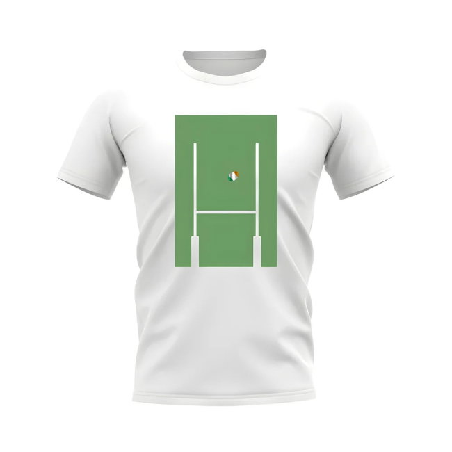 Ireland Rugby Posts T-Shirt (White)