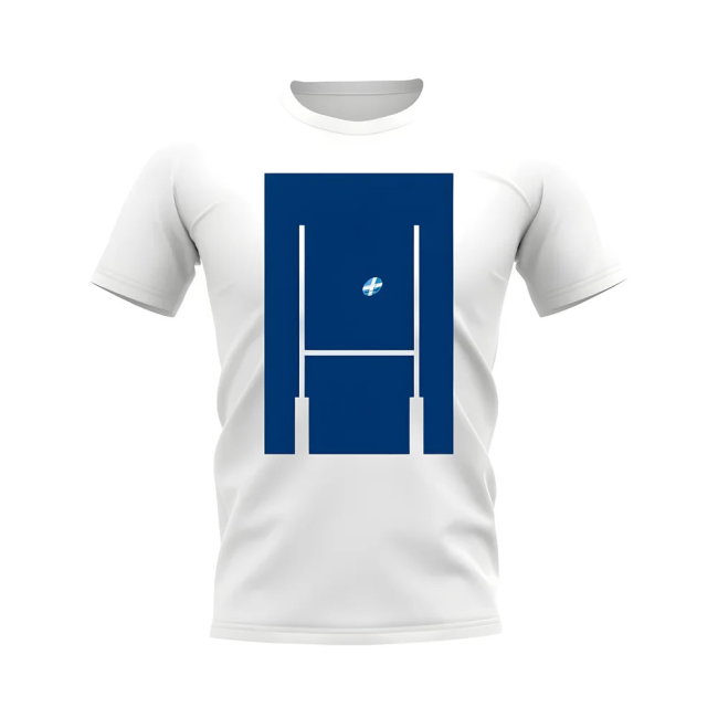 Scotland Rugby Posts T-Shirt (White)