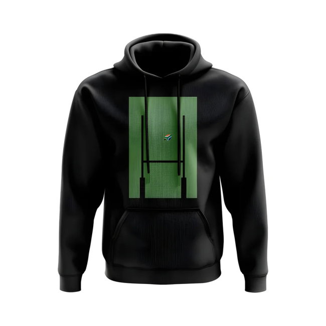 South Africa Rugby Posts Hoody (Black)