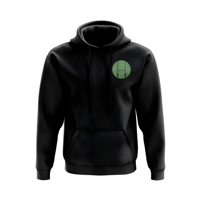 South Africa Rugby Posts Logo Hoody (Black)