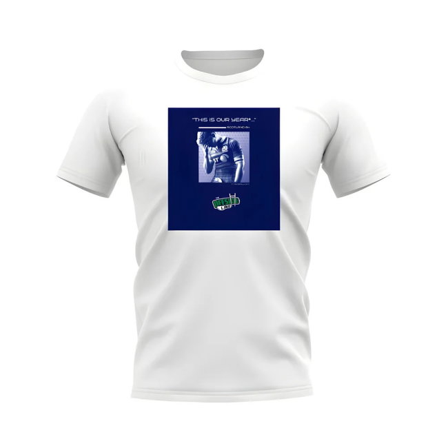 Scotland Our Year Rugby T-shirt - Version 6 (White/Navy)