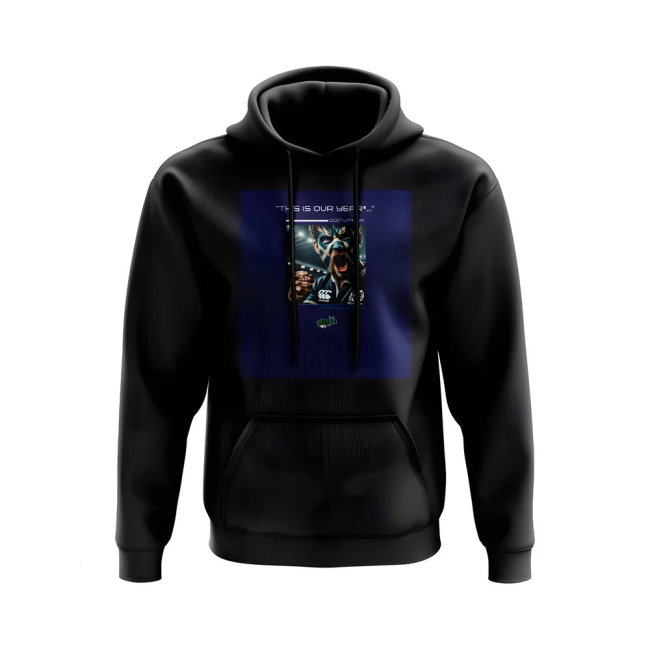 Scotland Our Year Rugby Hoody - Version 4 (Black/Navy)