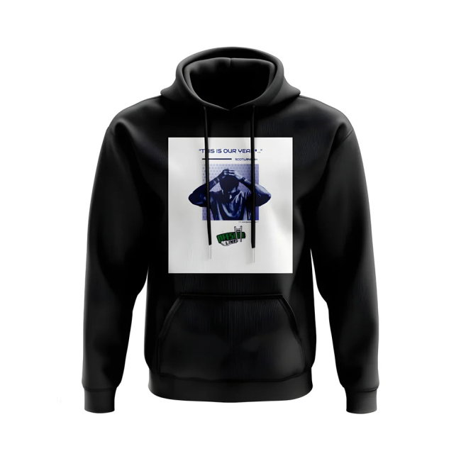 Scotland Our Year Rugby Hoody - Version 7 (Black/White)