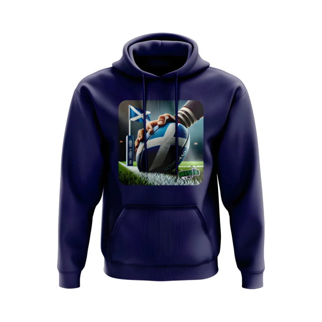 Scotland Rugby Try Hoody - Version 3 (Navy)