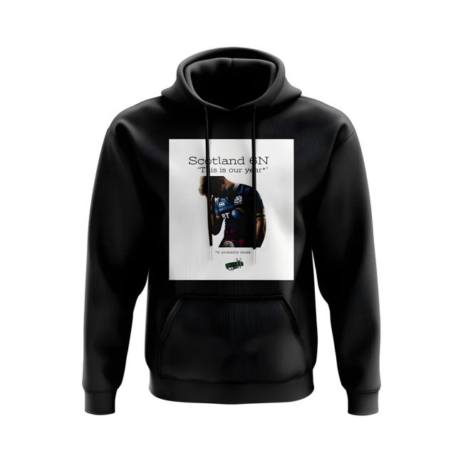 Isnae Rugby Hoodie - Version 2 (Black)