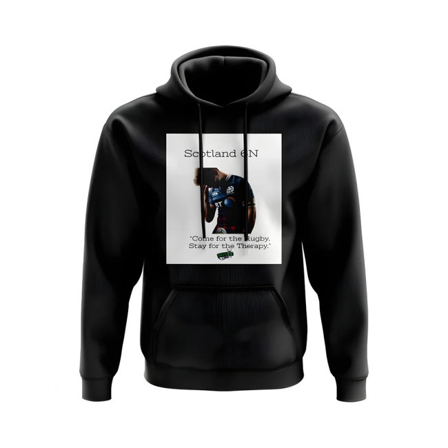 Scotland Therapy Rugby Hoody (Black)